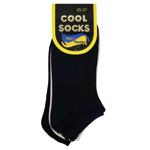 Cool Socks Set of Short Men's Socks size 25-27 ​​3 pairs Black, Blue, Beige