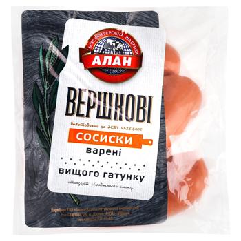 Сосиски Алан Сливочные высший сорт - купить, цены на КОСМОС - фото 1