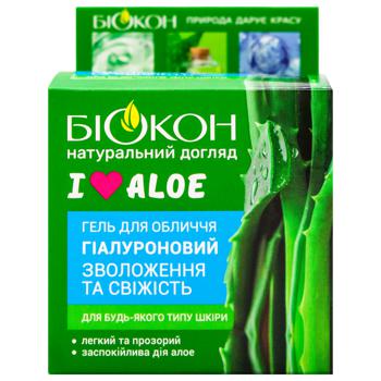 Гель для лица Биокон Увлажнение и свежесть 50мл - купить, цены на Auchan - фото 2