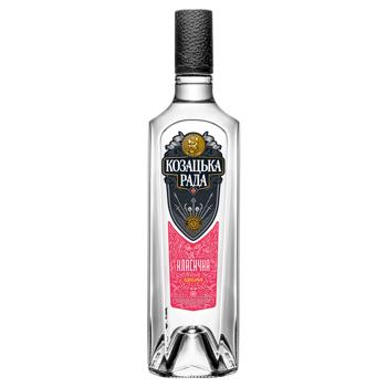 Водка Козацька Рада Классическая 40% 0,7л