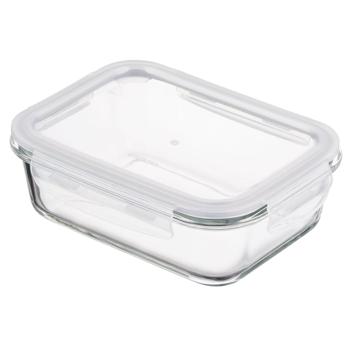 Ardesto Gemini Rectangular Glass Container 1.06l - buy, prices for MegaMarket - photo 1