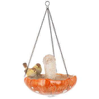 Bona Di Mushroom with Birds Decorative Hanging Feeder 21.5x19.5x16.5cm - buy, prices for WINETIME - photo 1
