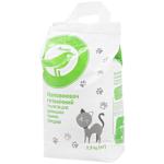 Наповнювач Auchan гігієнічний для тварин середній 2,5кг