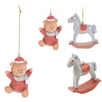 New Year's Decoration 48x50x70mm in Assortment