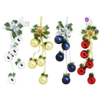 Christmas Garland 5 Balls in stock - buy, prices for - photo 1