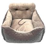 Pet Fun Car Seat for Dogs Up to 2.5kg Brown