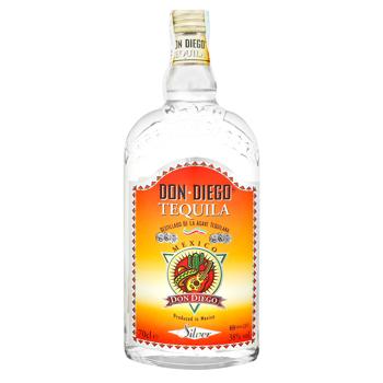 Don Diego Silver Tequila 38% 0.7l