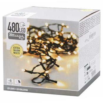 Koopman Outdoor Electric Garland 480 LED 39m Extra Warm White - buy, prices for NOVUS - photo 1