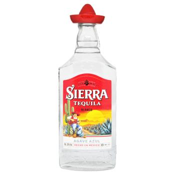 Tequila Sierra 38% 1000ml glass bottle - buy, prices for COSMOS - photo 1