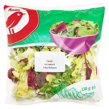 Салат Auchan Активный с Бул Бладом 150г