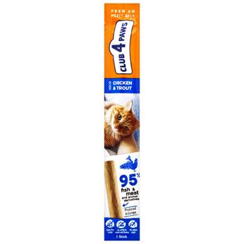 Club 4 Paws Premium Stick with Chicken and Trout Cat Snack 5g - buy, prices for COSMOS - photo 1