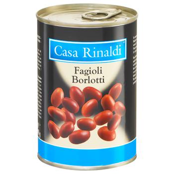 Casa Rinaldi Borlotti Beans 400g - buy, prices for MegaMarket - photo 1