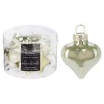 Украшение ёлочное Koopman Орнамент 4x4,5см светло-зеленый