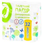 Auchan 2-ply Toilet Paper 32pcs