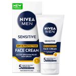 Крем для обличчя Nivea Men для чутливої шкіри SPF15 75мл