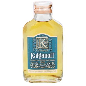 Kalganoff Cognac Tincture with Honey 40% 100ml - buy, prices for NOVUS - photo 1