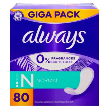 Always Daily Fresh Normal Unscented Panty Liners 80pcs - buy, prices for MegaMarket - photo 3