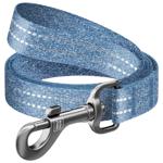 Waudog Re-cotton Reflective Leash 3m/20mm Blue