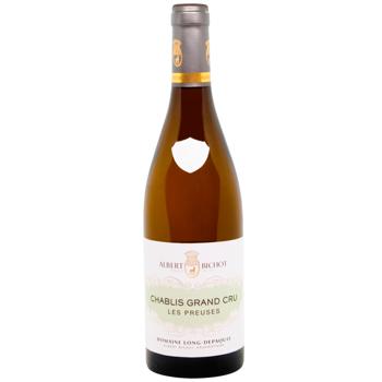 Вино Albert Bichot Chablis Grand Cru Les Preuses Long-Depaquit біле сухе 12,5% 0,75л - купити, ціни на WINETIME - фото 1