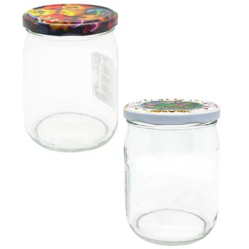 Банка Florina для кухни со стальной крышкой 0,5л 3K4560 - купить, цены на КОСМОС - фото 1