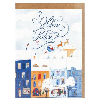 S.Brothers & Co Festive Middle Postcard 7.5х10см in Assortment - buy, prices for WINETIME - photo 2