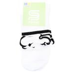 Premier Socks High Teenage Socks with Frill s.23-25 White with Stripes