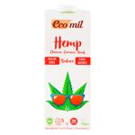 Ecomil Organic Sugar-Free Hemp Milk 1l