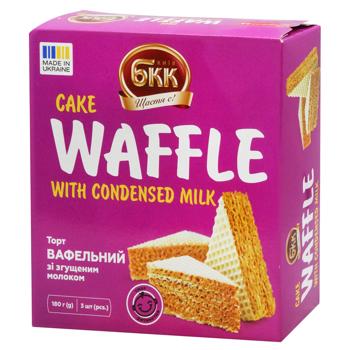BKK Waffle Cake with Condensed Milk 180g - buy, prices for COSMOS - photo 1