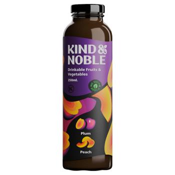 KIND&NOBLE Plum and Peach Smoothie 250ml - buy, prices for MegaMarket - photo 1