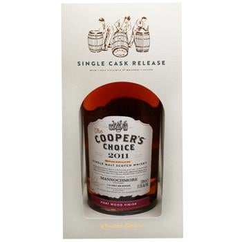 Виски Cooper's Choice Mannochmore 2011 Port Wood Finish 51,5% 0,7л - купить, цены на WINETIME - фото 4