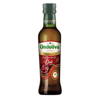 Олія оливкова Ondoliva Extra Virgin з ароматом чилі 250мл - купити, ціни на NOVUS - фото 1