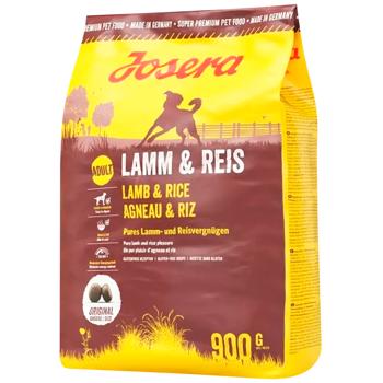 Сухий корм для собак Josera Adult 900 г - ягня та рис - купити, ціни на MasterZoo - фото 1