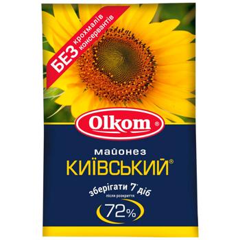 Olkom Kyivskyi Mayonnaise 72% 200g