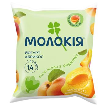 Йогурт Молокія Абрикос 1.4% 400г