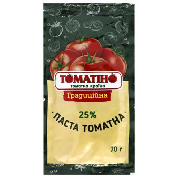 Tomatino Traditional Tomato Paste 25% 70g - buy, prices for - photo 1