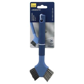 Ardesto Blue Washing Brush 2in1 21*8.5*2.2cm - buy, prices for MegaMarket - photo 1