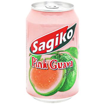 Напиток Sagiko со вкусом розовой гуавы 0,32л - купить, цены на КОСМОС - фото 1