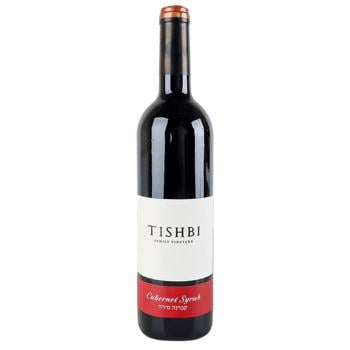 Tishbi Cabernet Syrah Red Dry Wine 13% 0.75l - buy, prices for METRO - photo 1