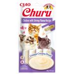 Ласощі для котів Inaba Churu 4 шт х 14 г - курка та креветка