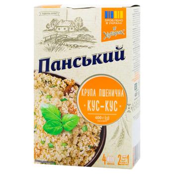 Khutorok Panskiy Couscous Groats 400g - buy, prices for NOVUS - photo 3