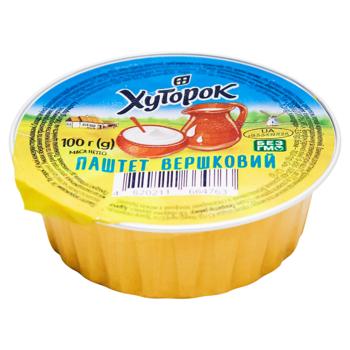 Паштет Хуторок вершковий 100г - купити, ціни на ЕКО Маркет - фото 1