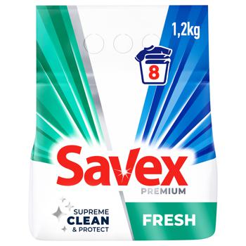 Пральний порошок Savex Fresh 2в1 автомат 1,2кг - купити, ціни на ULTRAMARKET - фото 1