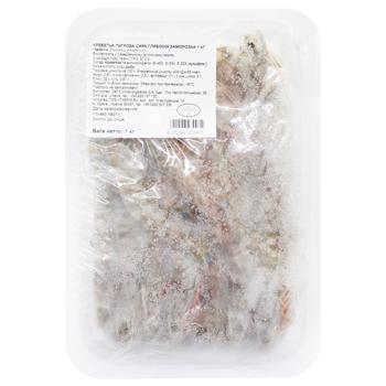 Delfin Deep Frozen Raw Tiger Shrimp 1kg - buy, prices for COSMOS - photo 1