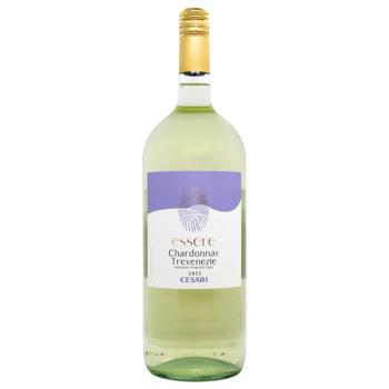 Вино Cesari Essere Chardonnay біле сухе 12% 1,5л - купити, ціни на ULTRAMARKET - фото 1