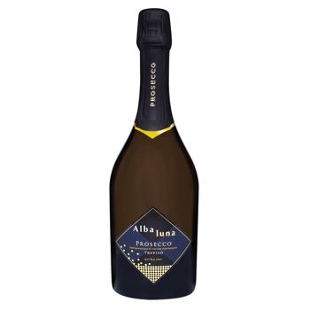 Вино игристое Alba Luna Prosecco Extra Dry Treviso DOC белое экстра сухое 11% 0,75л - купить, цены на NOVUS - фото 1