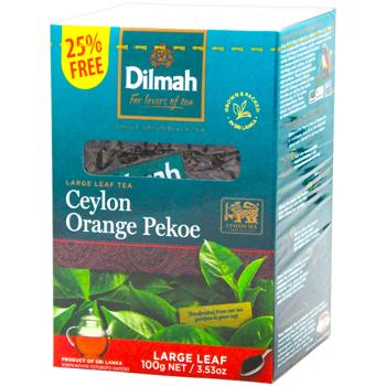 Чай чорний Dilmah Ceylon Orange Pekoe крупнолистовий 100г - купити, ціни на Чудо Маркет - фото 6