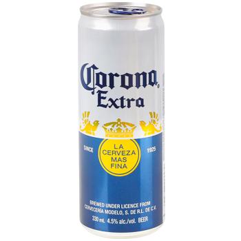 Corona Extra Light Beer 4.5% 0.33l - buy, prices for WINETIME - photo 1