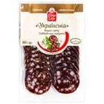 Fine Life Ukrainian Sliced Raw Smoked Sausage High Grade 80g