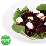 Salad with Beetroot, Feta and Spinach