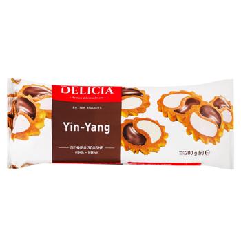 Delicia Yin-Yang Butter Cookies 200g - buy, prices for MasterZoo - photo 1